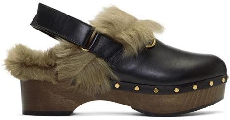 fur gucci bag|gucci clogs for women.